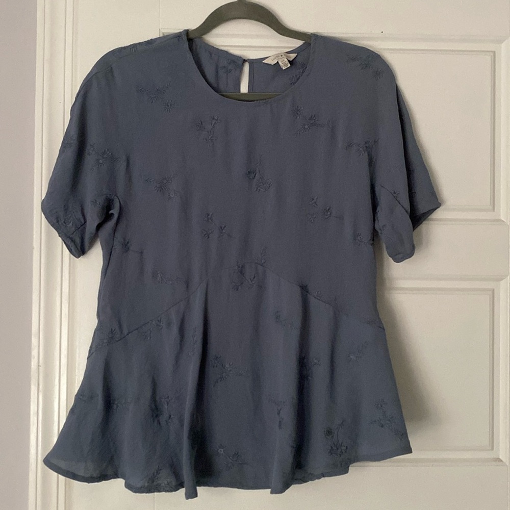 Lucky Brand Short Sleeve Blouse size Small